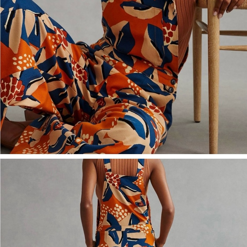 Vibrant FARM Rio Abstract Jumpsuit